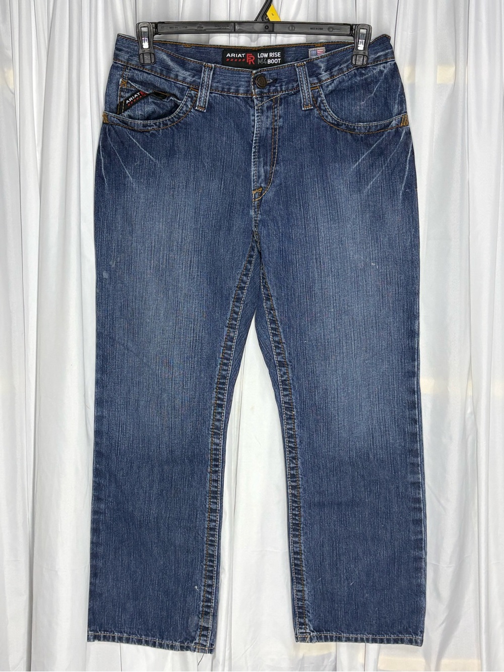 ARIAT Men’s Work Jeans Size 32x30 FR Flame Resistant Relaxed Boot M4 Flint